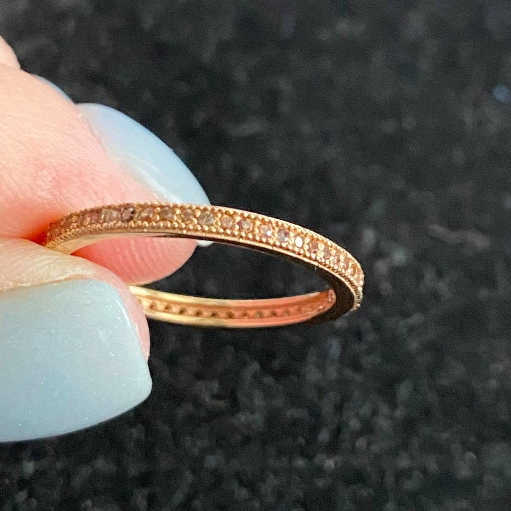 Rose Gold Stackable Ring - image 1